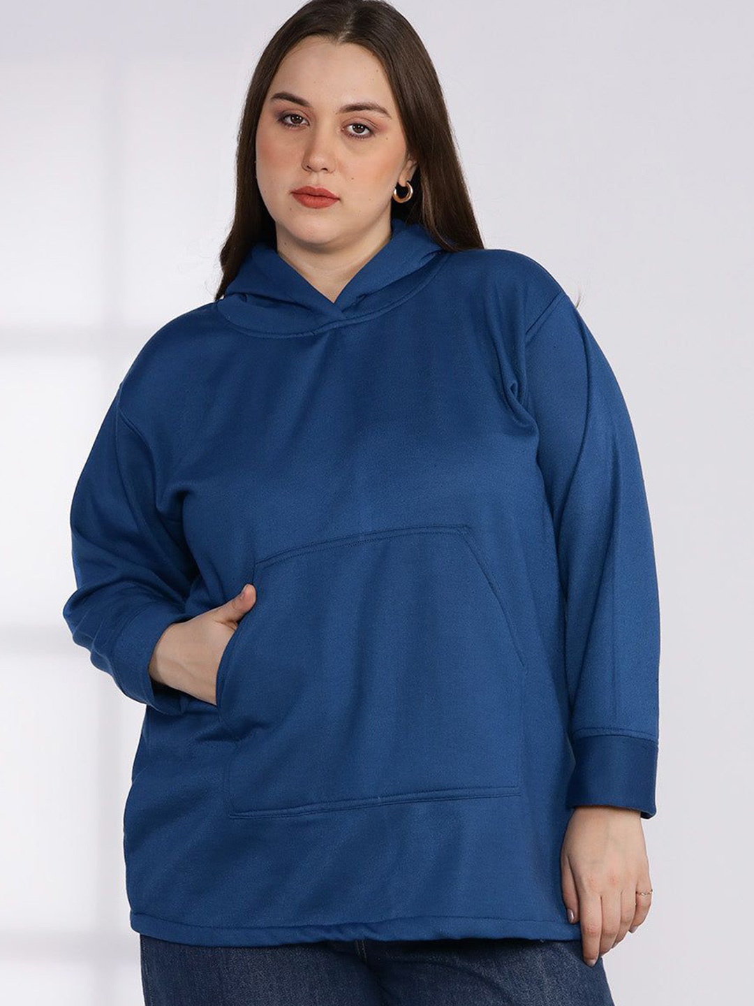 

LetsDressUp Women Hooded Sweatshirt, Blue