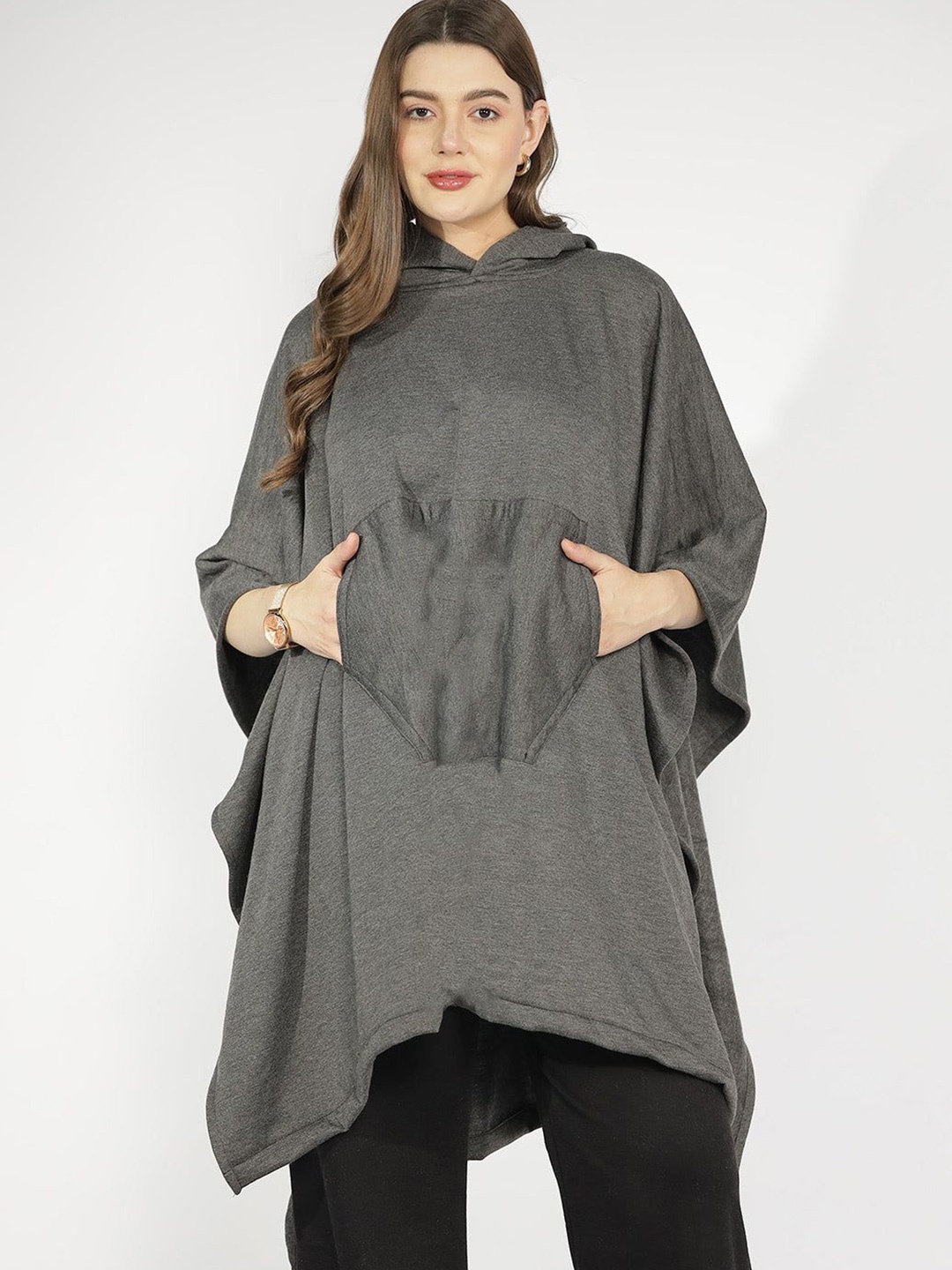 

LetsDressUp Women Hooded Sweatshirt, Grey