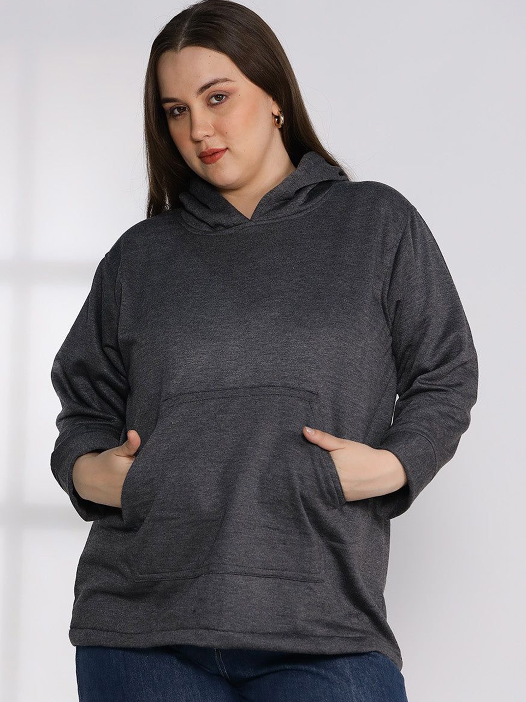 

LetsDressUp Women Hooded Sweatshirt, Grey
