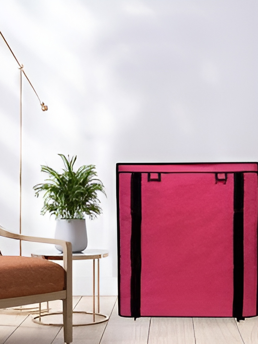 

Rmerchants Pink & Black Water Resistant Multi-Utility Rack Cover Organiser
