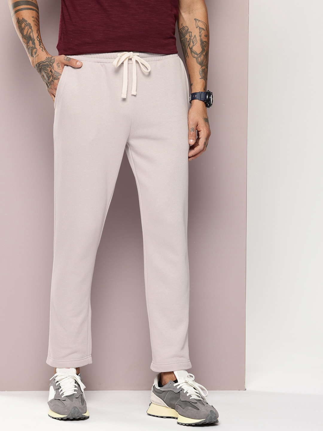 

Kook N Keech Men Slim Fit Track Pants, Grey