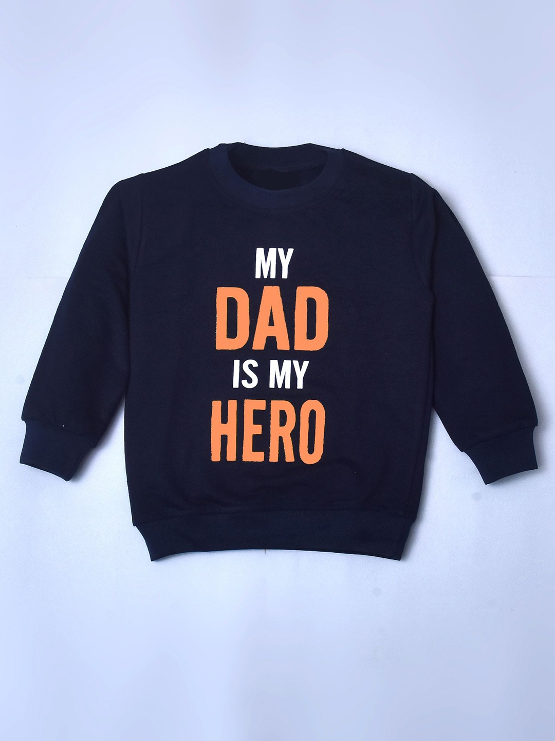 

BAESD Unisex Kids Alphanumeric Printed Sweatshirt, Navy blue