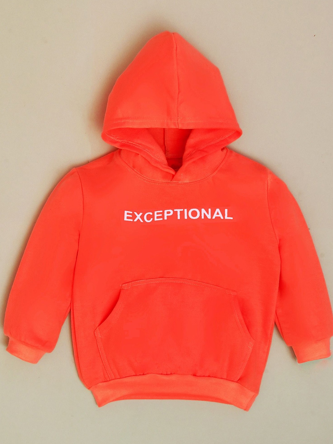 

BAESD Unisex Kids Printed Long Sleeves Hooded Sweatshirt, Orange