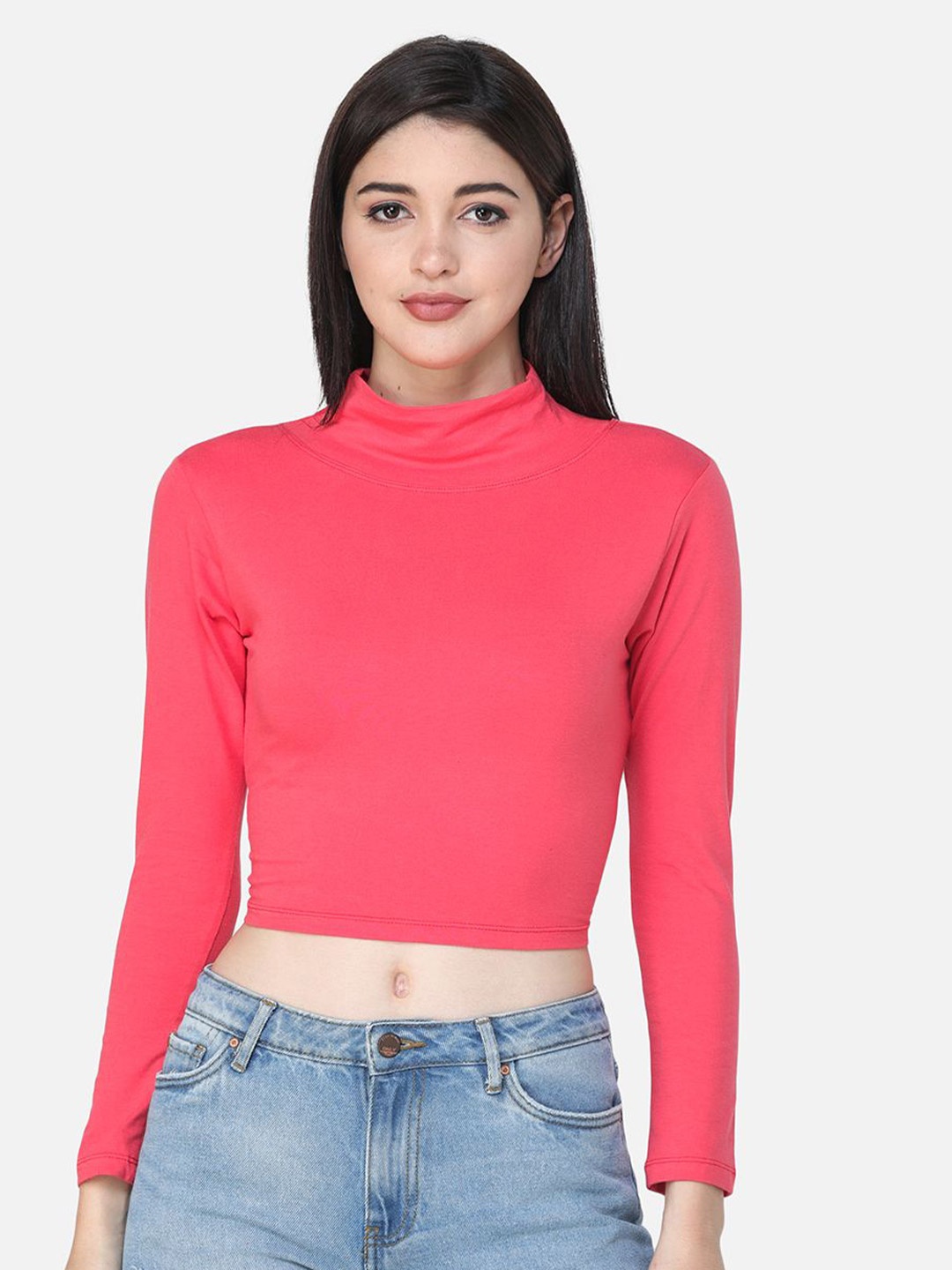 

BAESD Women Crop Top, Coral