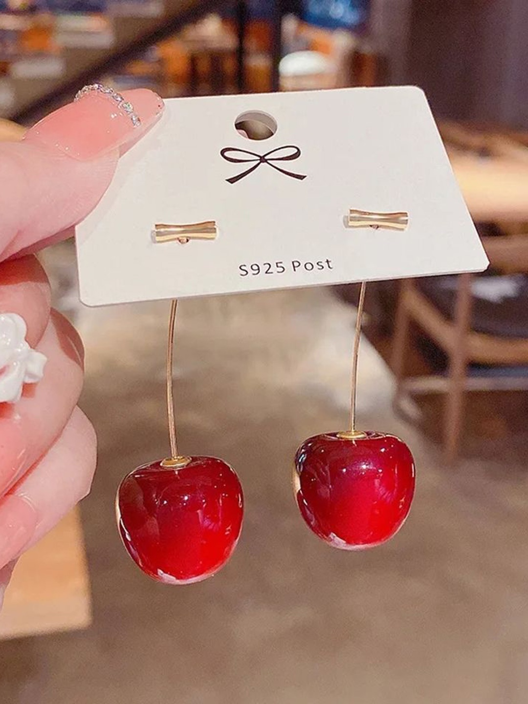 

Celestique Gold-Plated Contemporary Drop Earrings