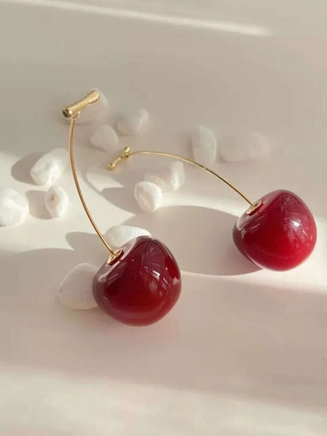 

Celestique Gold-Plated Contemporary Drop Earrings