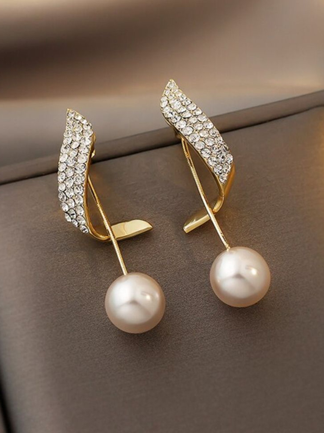 

Celestique Gold-Plated Contemporary Studs