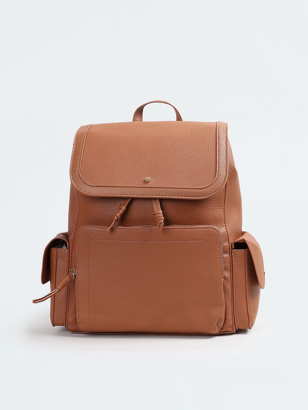 

max Women Textured Backpack, Brown