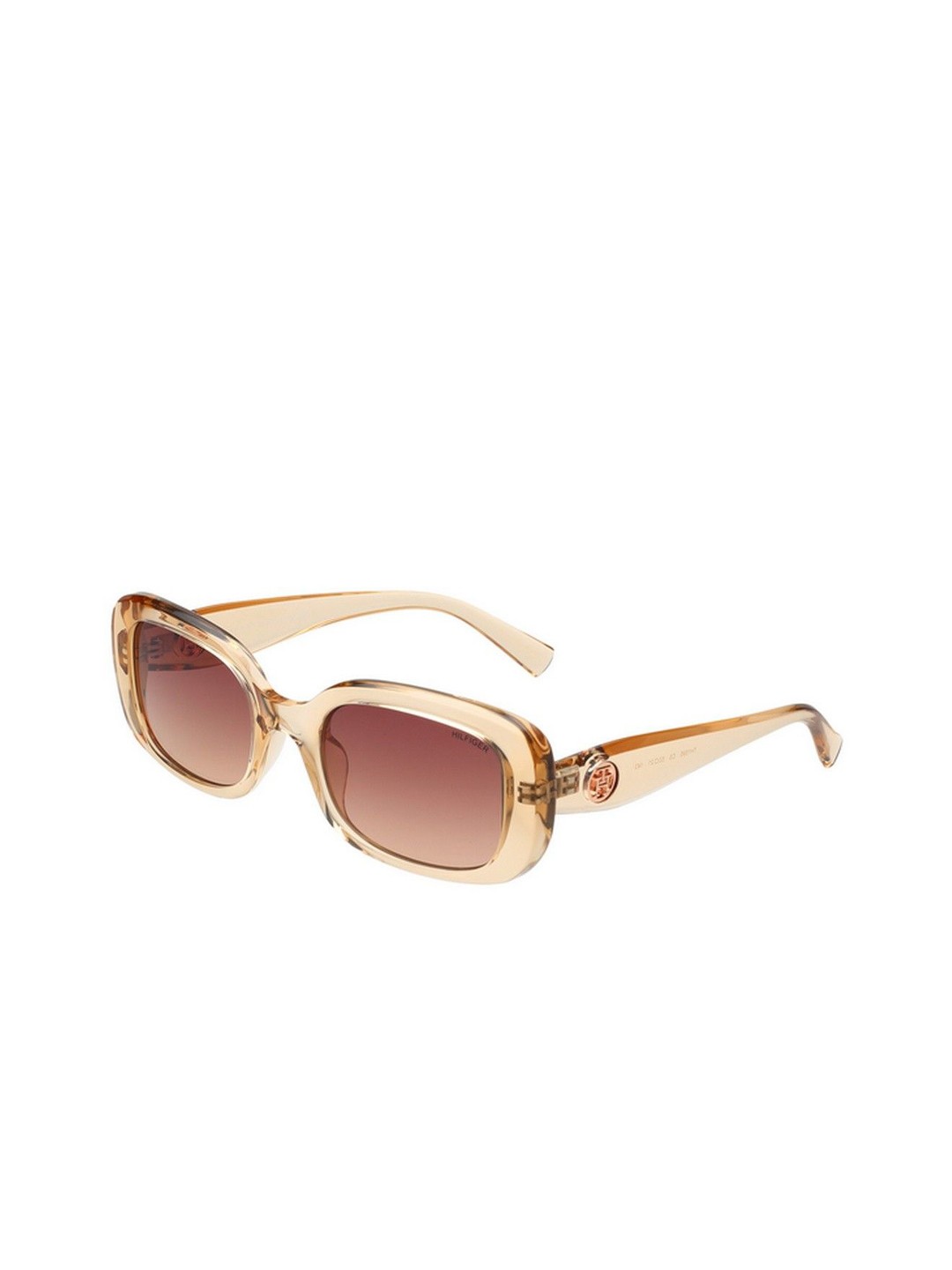 

Tommy Hilfiger Unisex Square Sunglasses With UV Protected Lens TH 1595 C5 53, Brown
