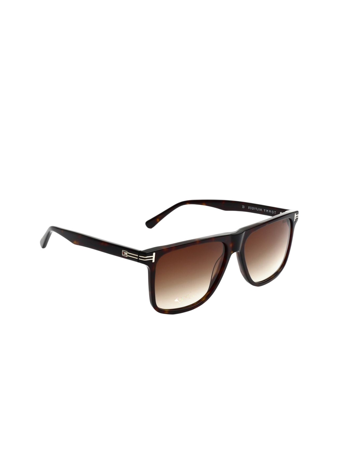 

Tommy Hilfiger Men Wayfarer Sunglasses with UV Protected Lens TH 1541 C2 57, Brown