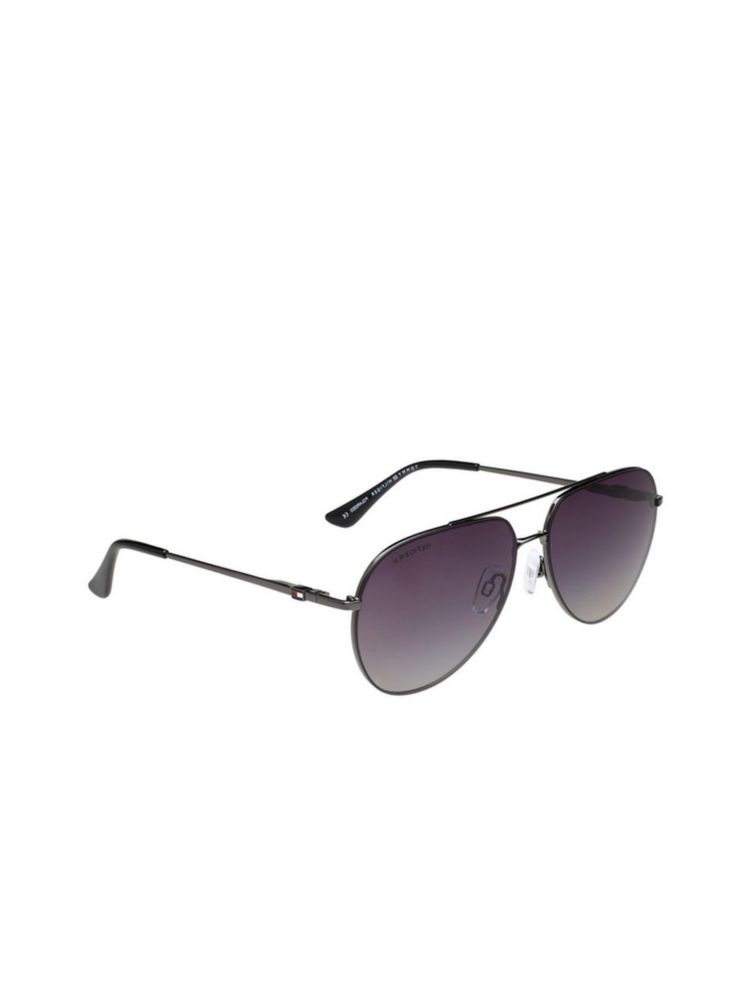 

Tommy Hilfiger Men Aviator Sunglasses with UV Protected Lens TH 1577PL N C2, Purple