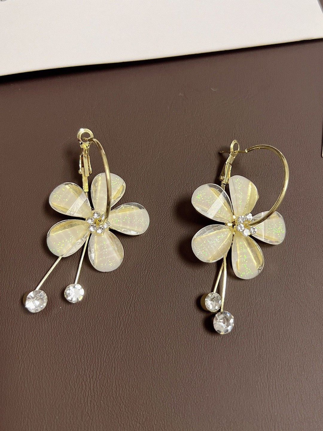 

Celestique Contemporary Drop Earrings, Gold
