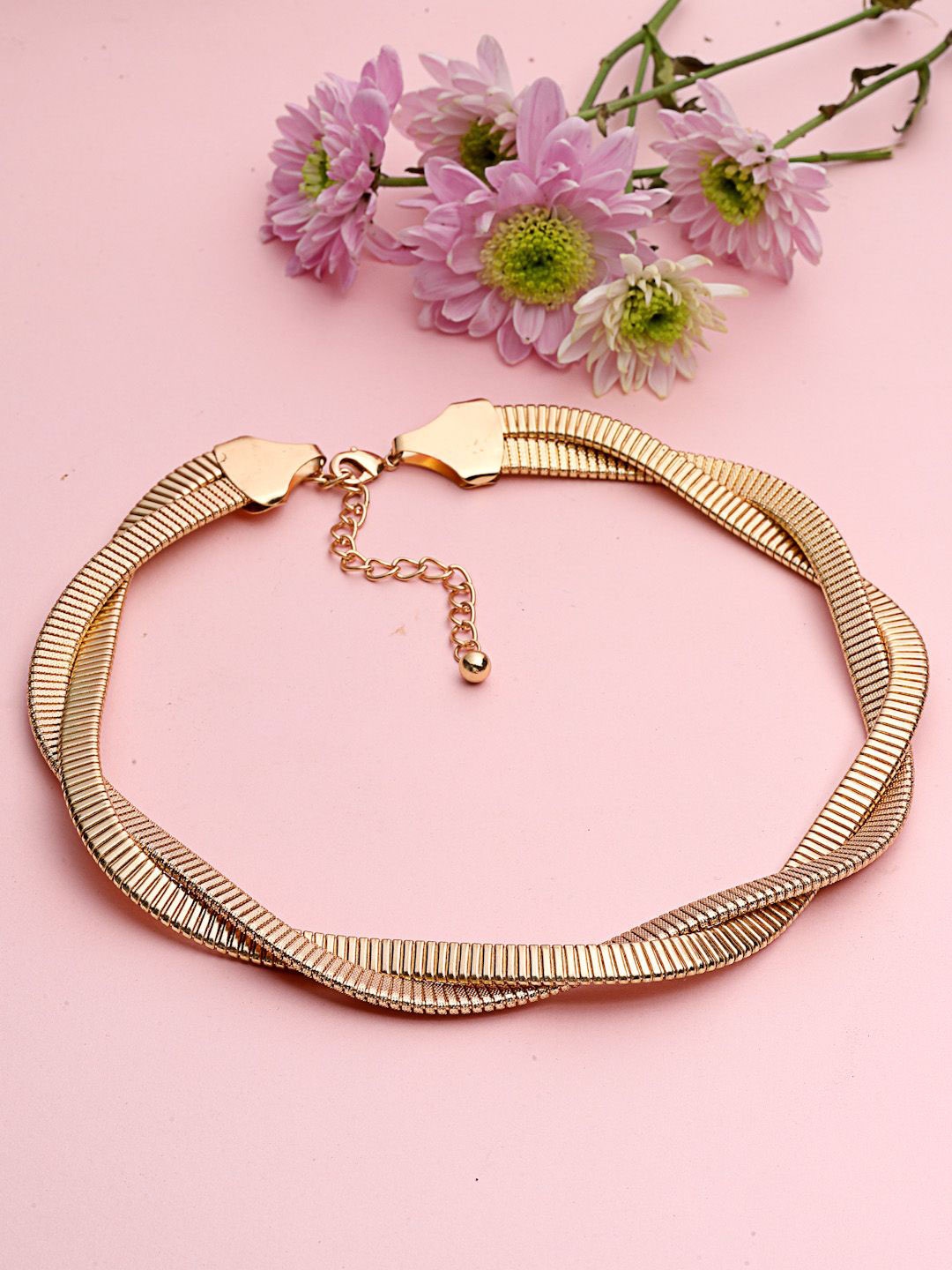 

VOGUE PANASH 18KT Gold Plated Stainless Steel Tarnish-Free Waterproof Necklace