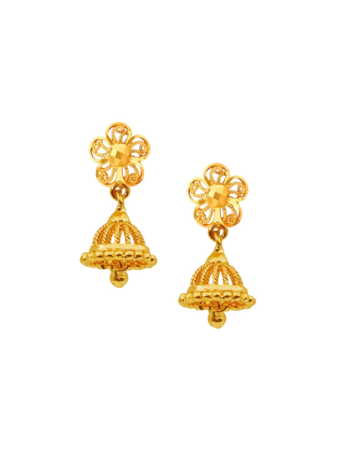 

PINAAKA DARINI 1Gram Gold Plated Contemporary Drop Earrings