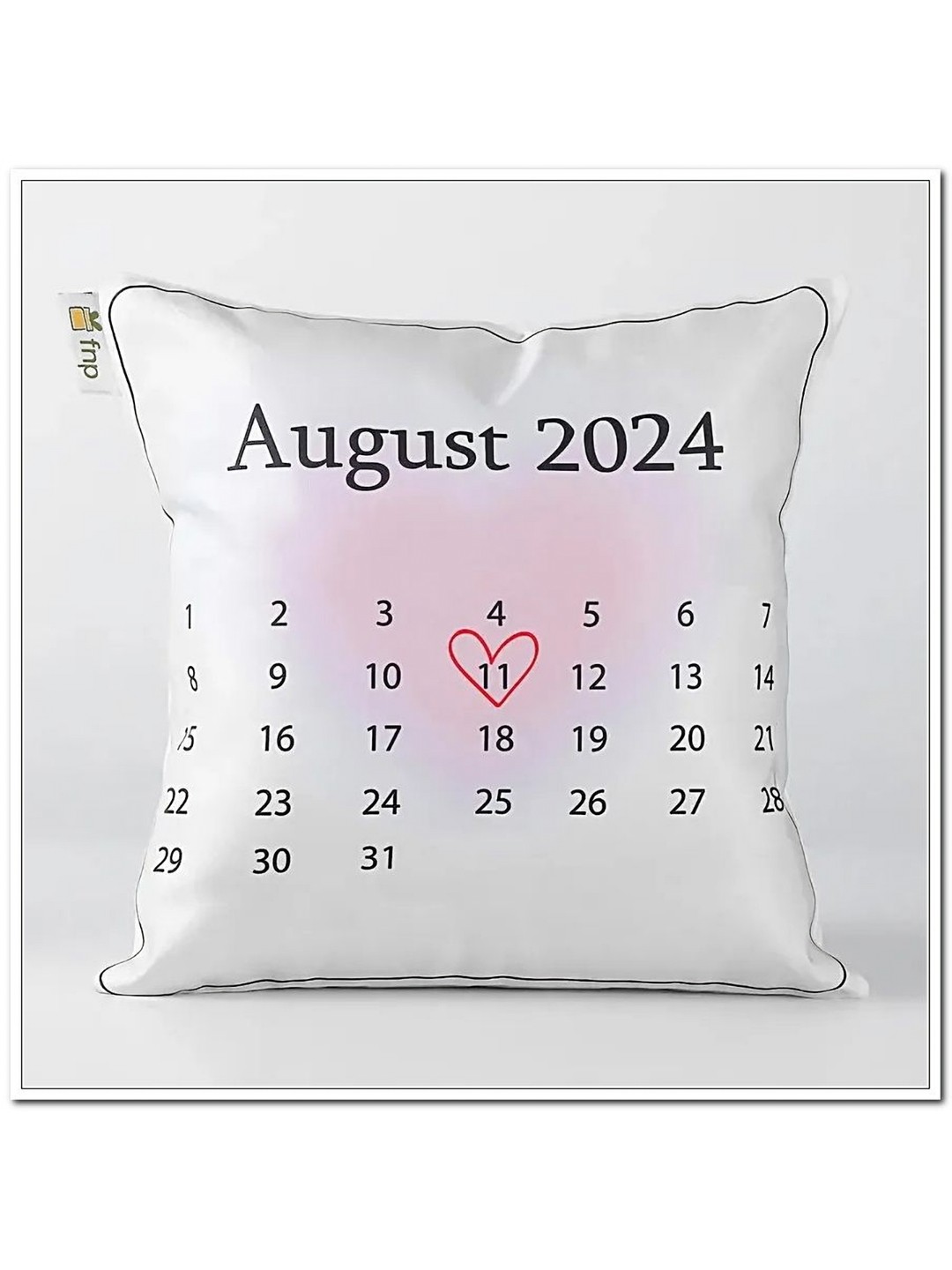 

fnp Black & White Printed Personalised Calendar Cushion