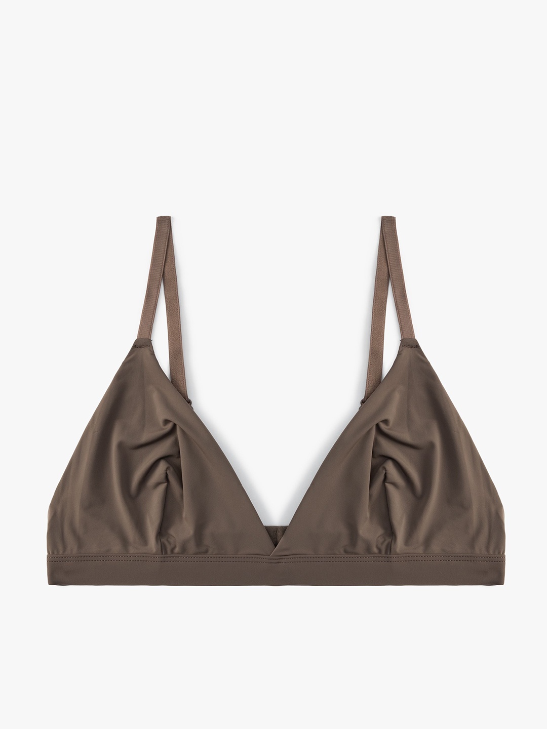 

Koton Medium Coverage Lightly Padded Seamless Bra, Brown
