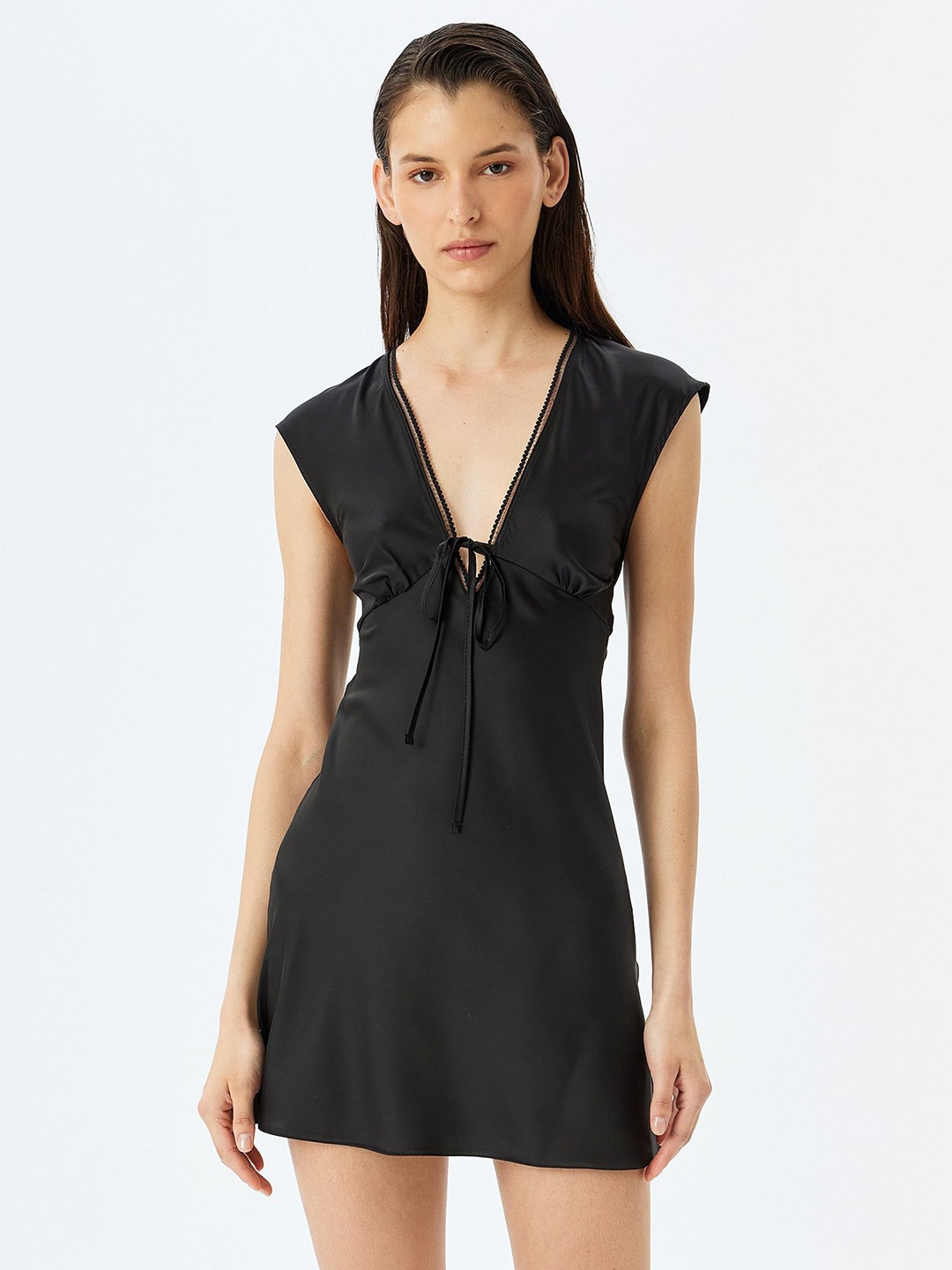 

Koton Women Sheath Mini Dress, Black