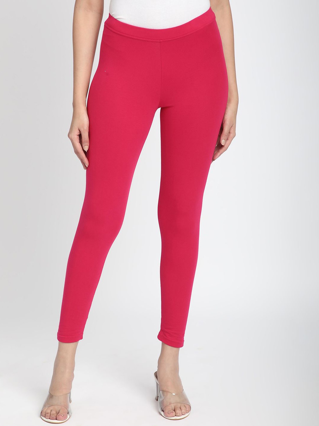 R&B Women Ankle-Length Leggings, Pink