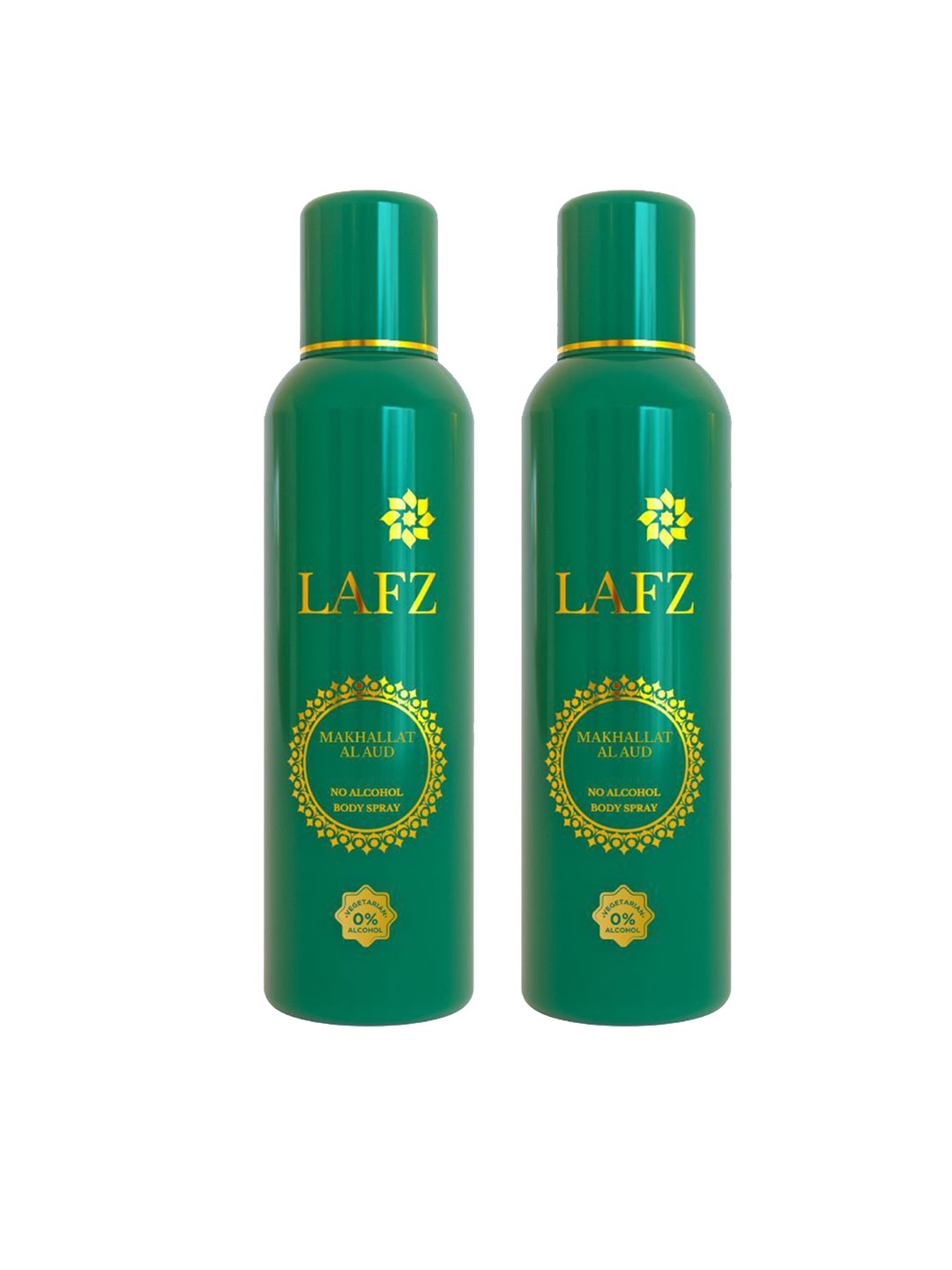 

LAFZ Set of 2 Makhallat Al Aud No Alcohol Deodorant- 150 ml Each, Transparent