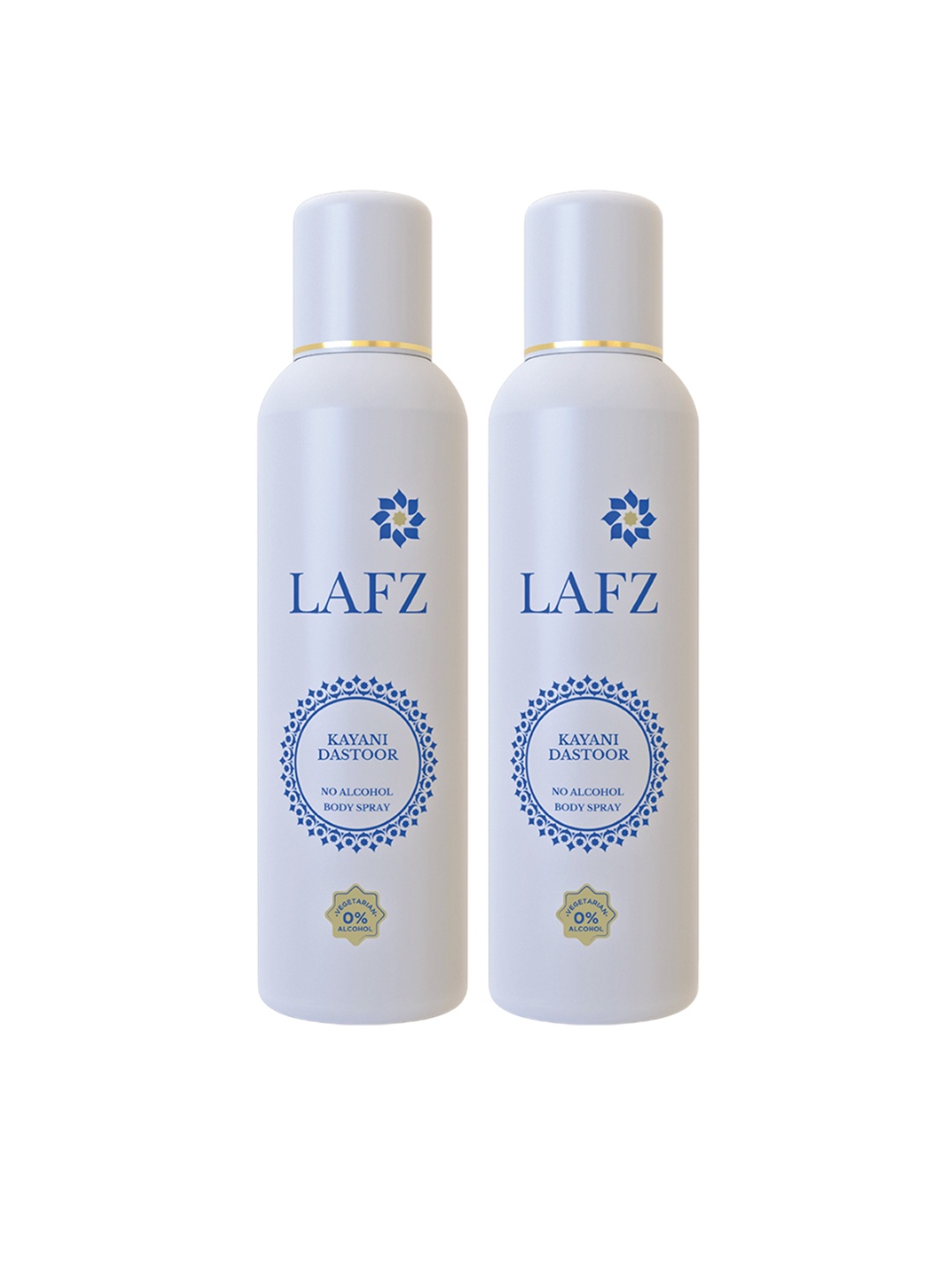 

LAFZ Set Of 2 Kayani Dastoor Long Lasting No Alcohol Deodorant - 200 ml Each, Transparent