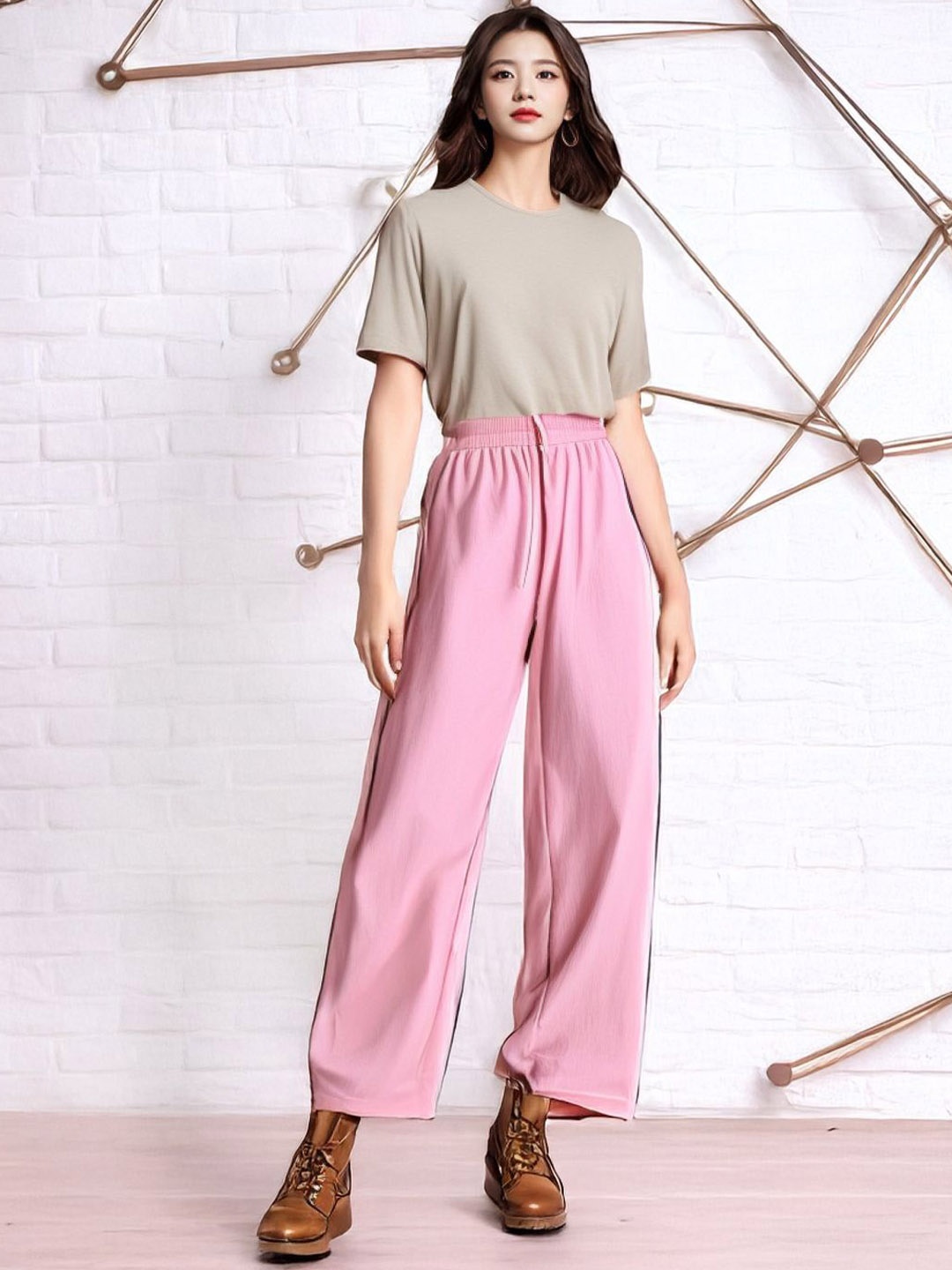 StyleCast Women Original Trousers, Pink