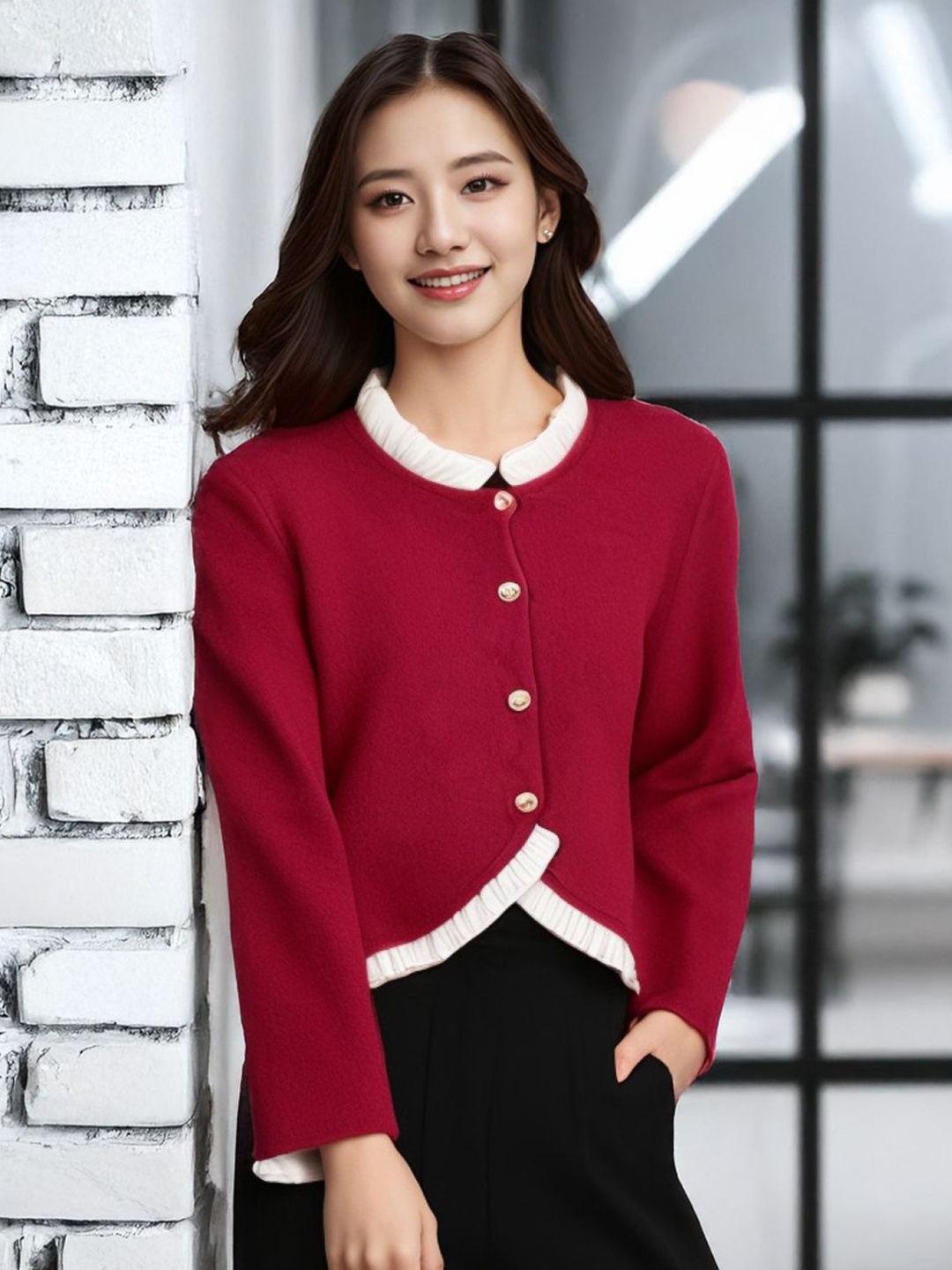 

StyleCast Top, Red