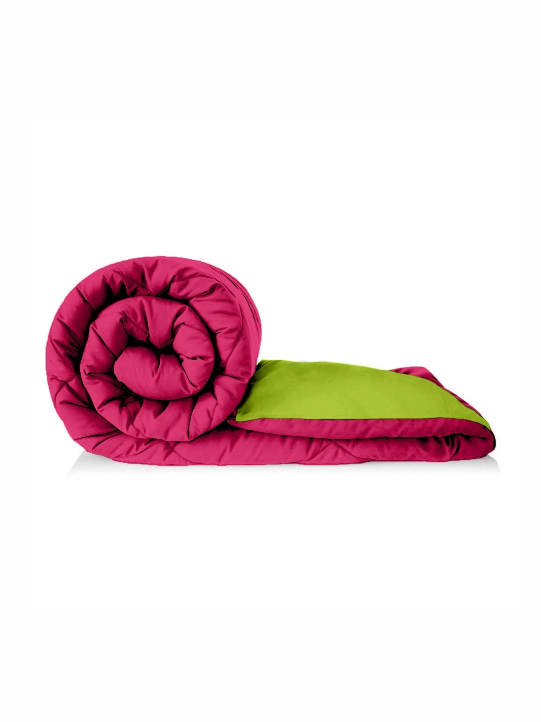 

Jinaya's Pink & Green Microfiber Heavy Winter 233 GSM Single Bed Comforter
