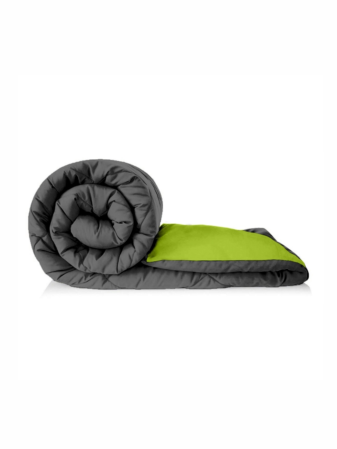

Jinaya's Green & Grey Microfiber Heavy Winter 233 GSM Single Bed Comforter
