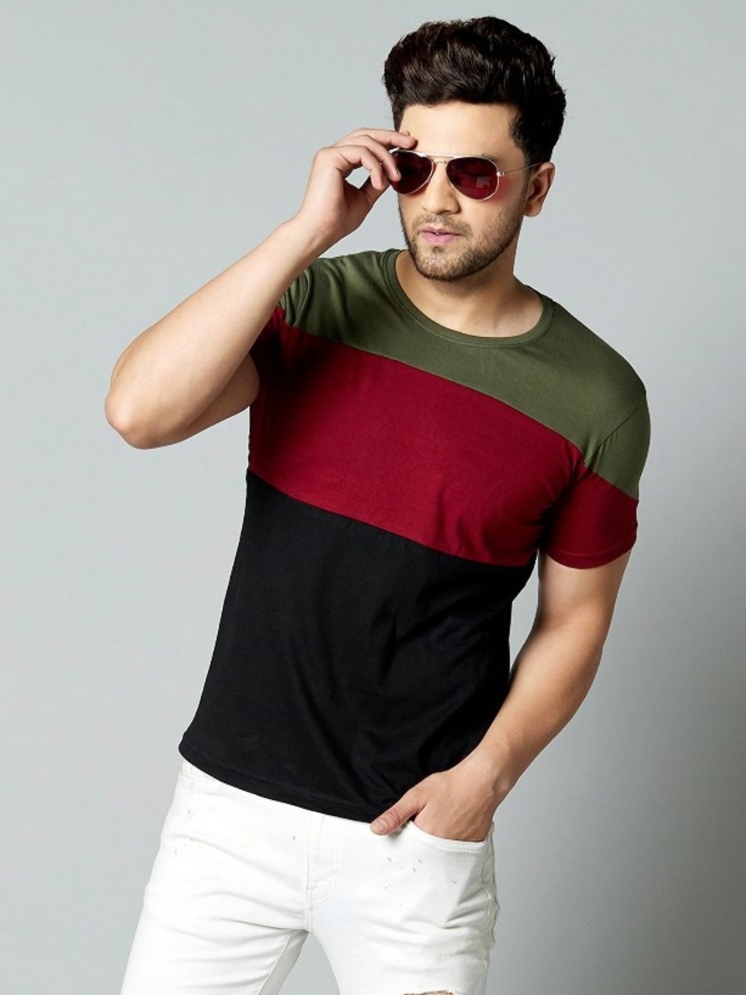 AUSK Solid Full Sleeve Polo Tshirt, Multi