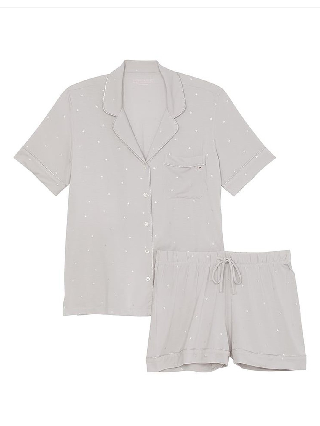 

Victoria's Secret Women Printed Night suit, Grey