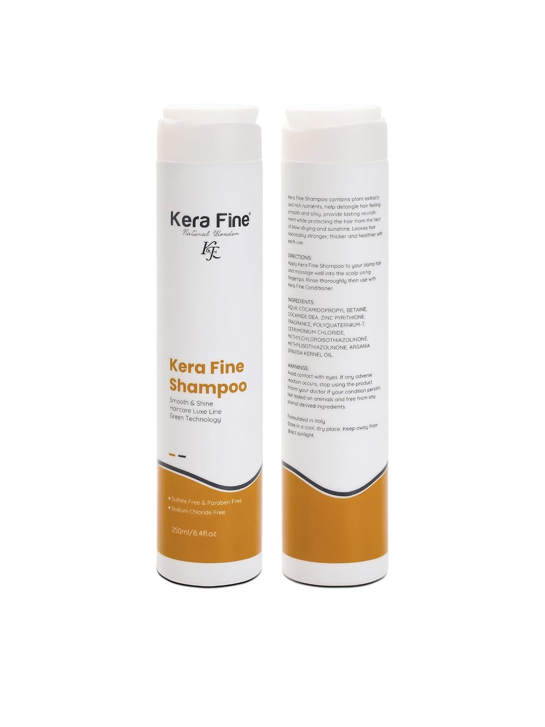 

KERA FINE Smooth & Shiny Shampoo - 250 ml, White