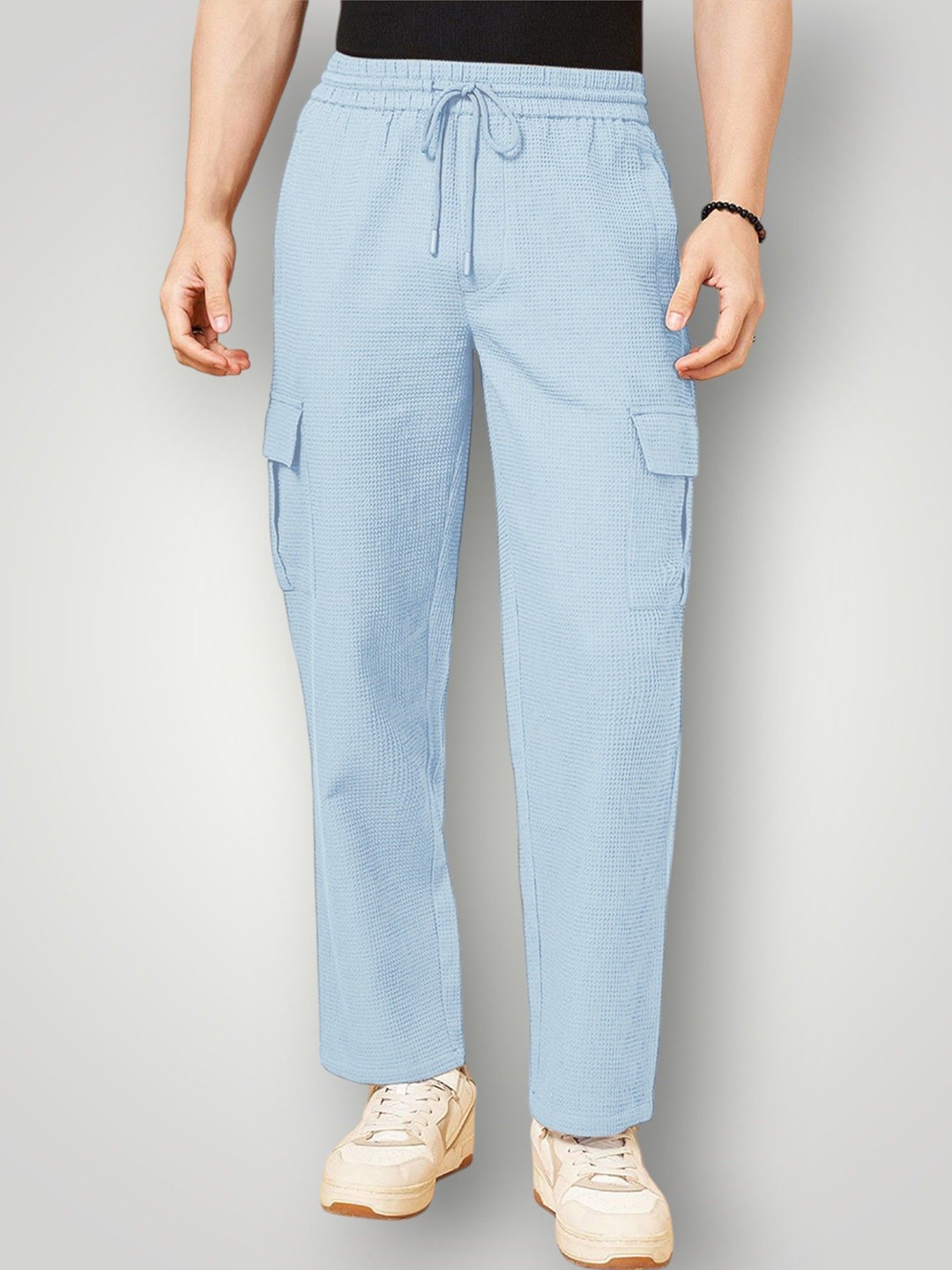 

INDICLUB Men Trousers, Blue