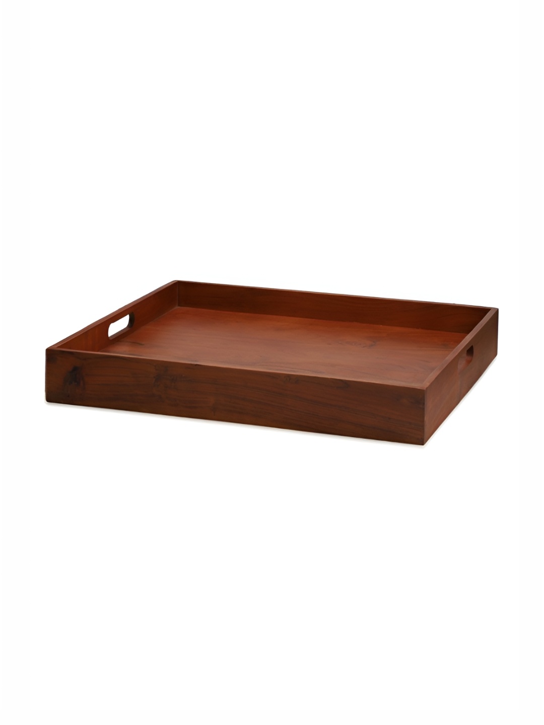 

ARIYA Brown 2024 Wood 1 Pieces Dishwasher and Microwave Safe Serving Tray