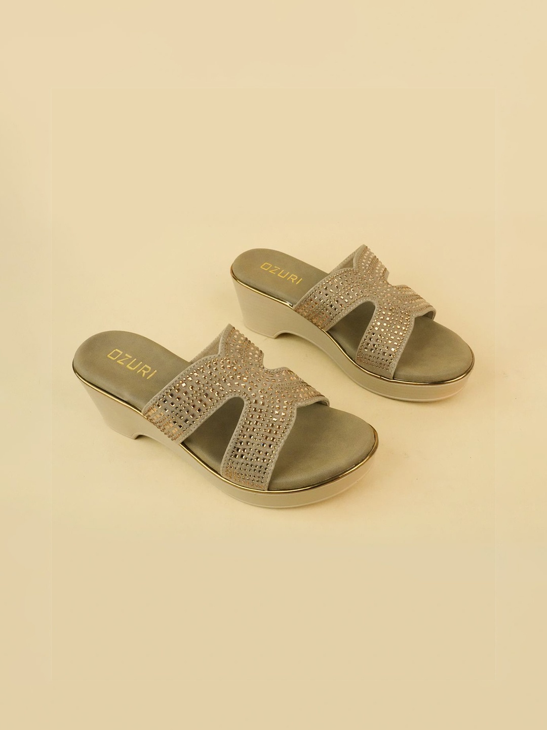 

Ozuri Party Platform Sandals, Copper