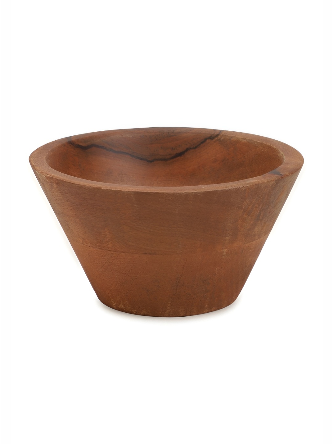 ARIYA Brown 2024 1 Pieces Wood Dishwasher and Microwave Safe Serving Bowl