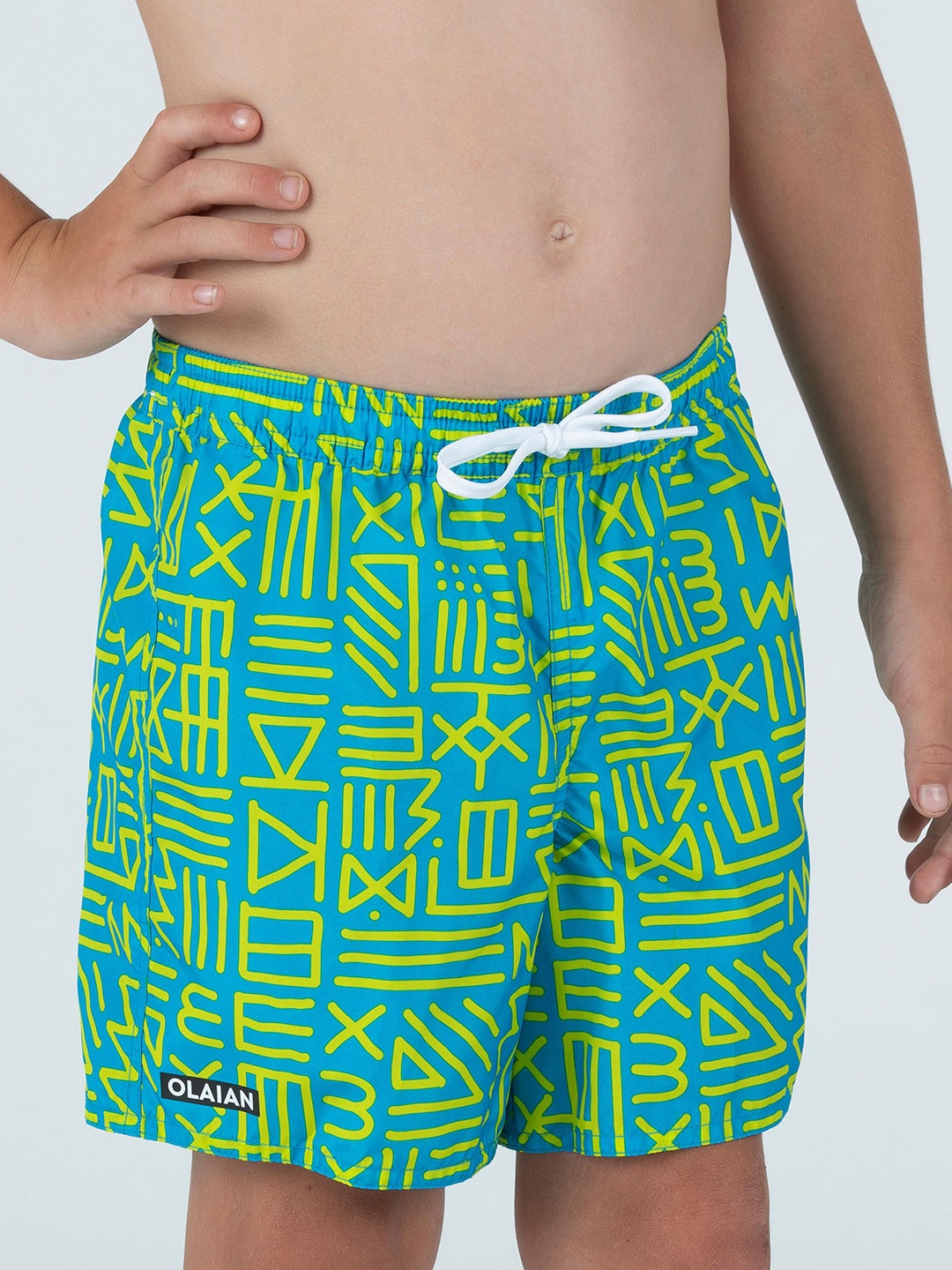 

OLAIAN By Decathlon Boys Mid-Rise Regular Shorts, Blue