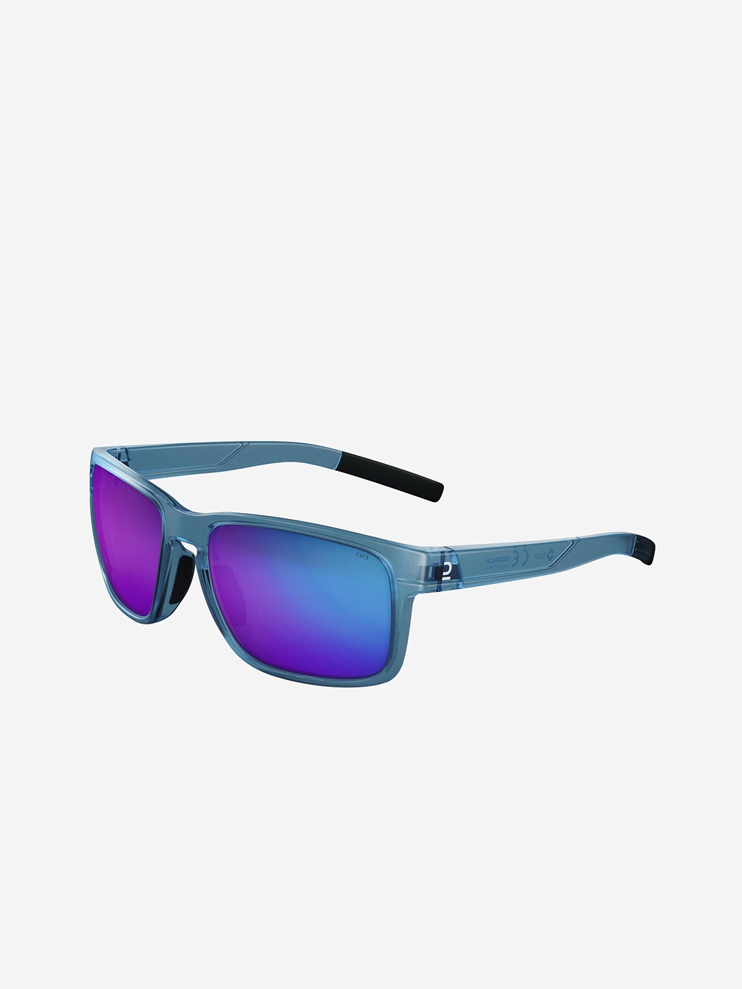 

Quechua By Decathlon Men Rectangle Sunglasses With UV Protected Lens 8789222, Purple