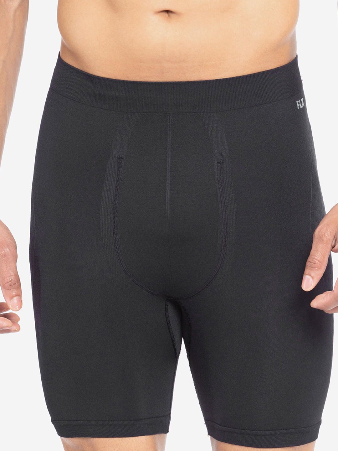 

FLX By Decathlon Men Mid-Rise Shorts, Black