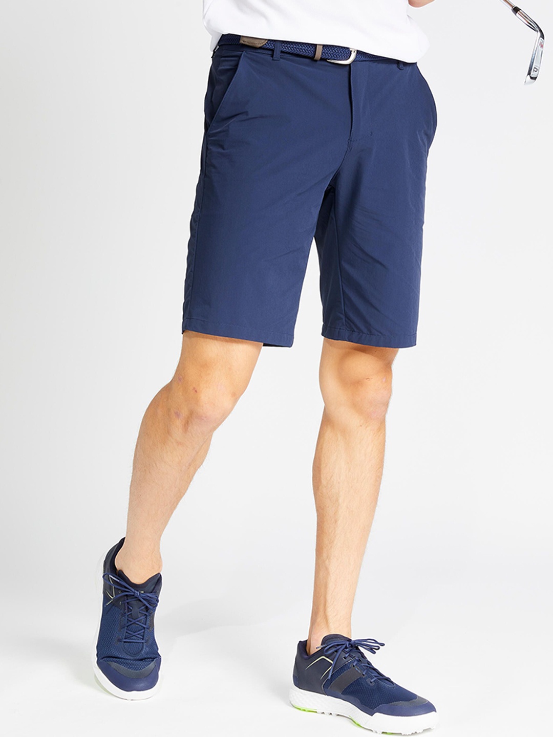 

Inesis By Decathlon Men Mid-Rise Regular Fit Shorts, Navy blue