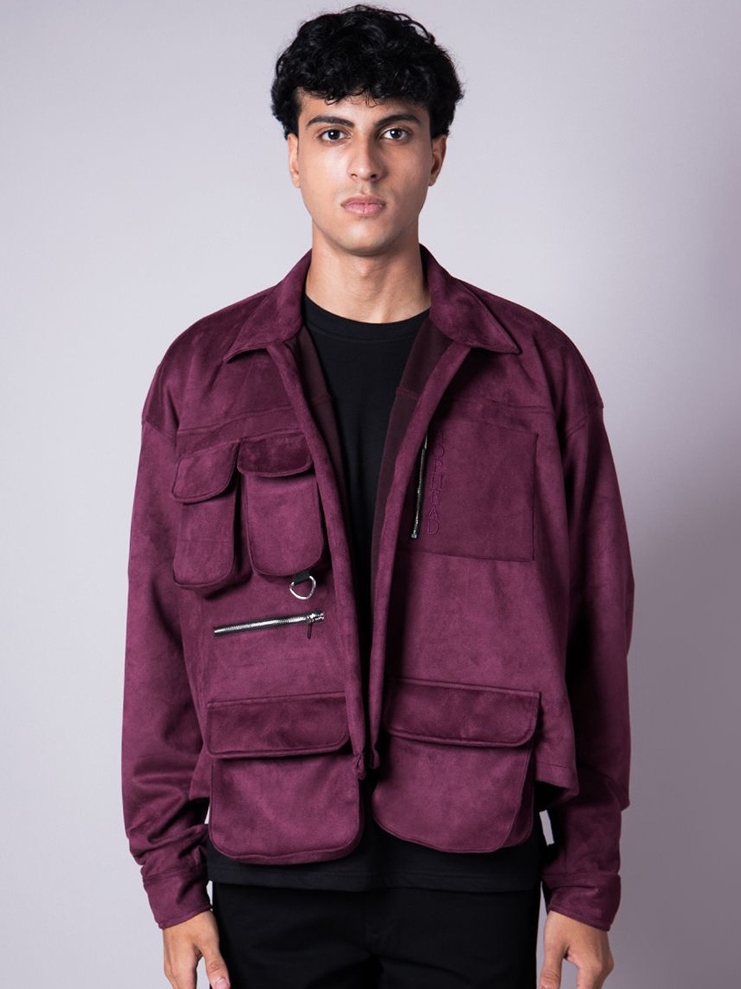 

Hop Head Wine Crop Jacket, Purple