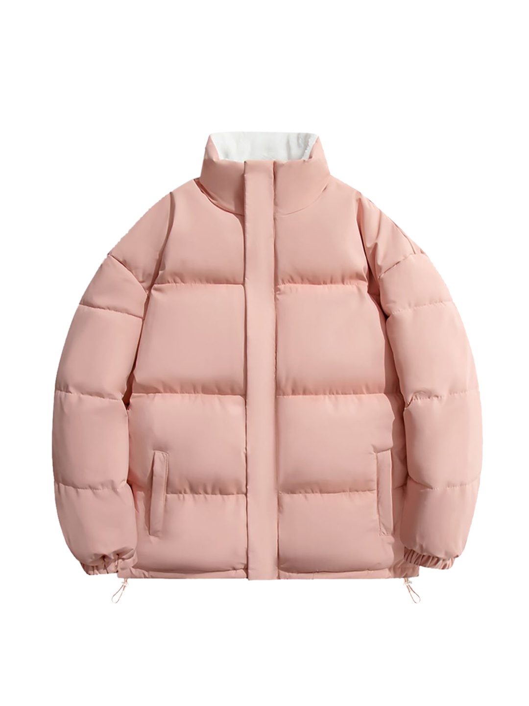 StyleCast x Revolte Women Stand Collar Padded Jacket, Pink