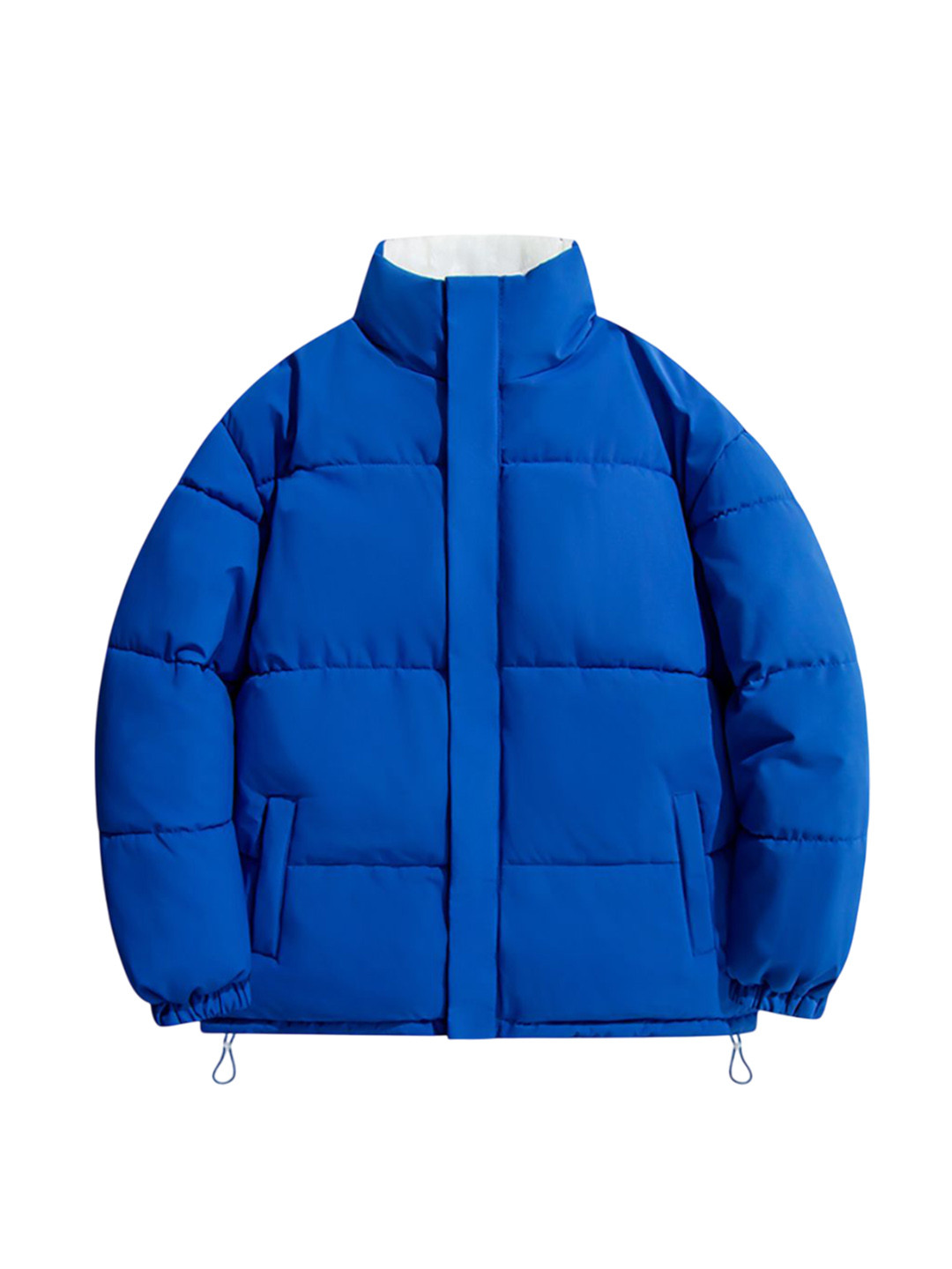 

StyleCast x Revolte Men Mock Collar Padded Jacket, Blue