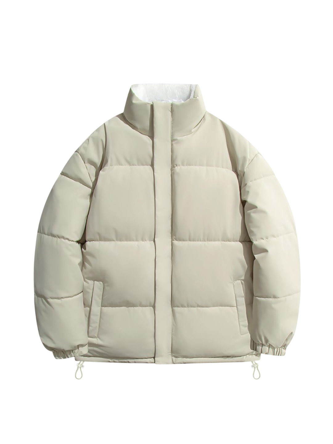 

StyleCast x Revolte Men Mock Collar Padded Jacket, Green