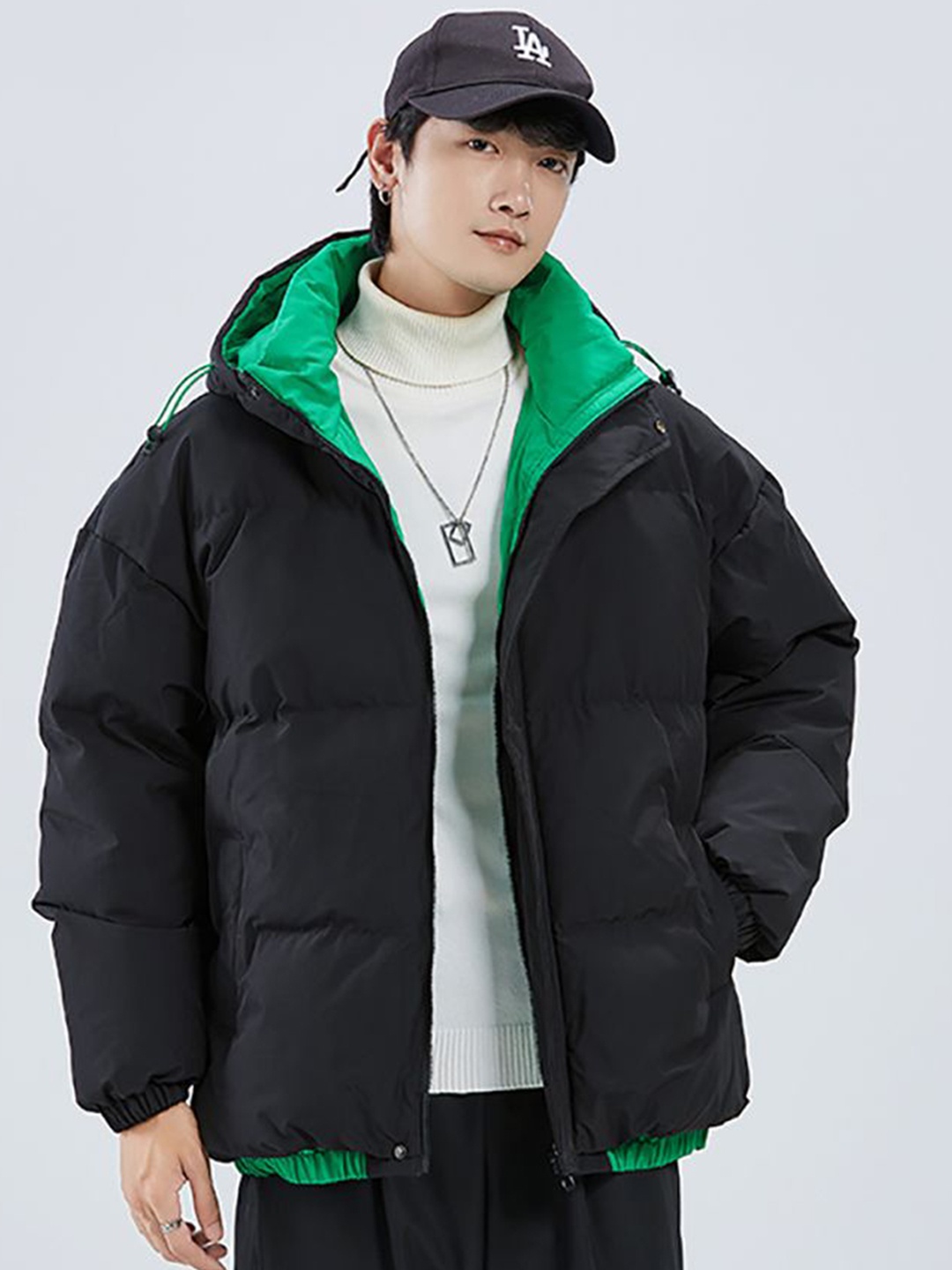 

StyleCast x Revolte Men Padded Jacket, Black