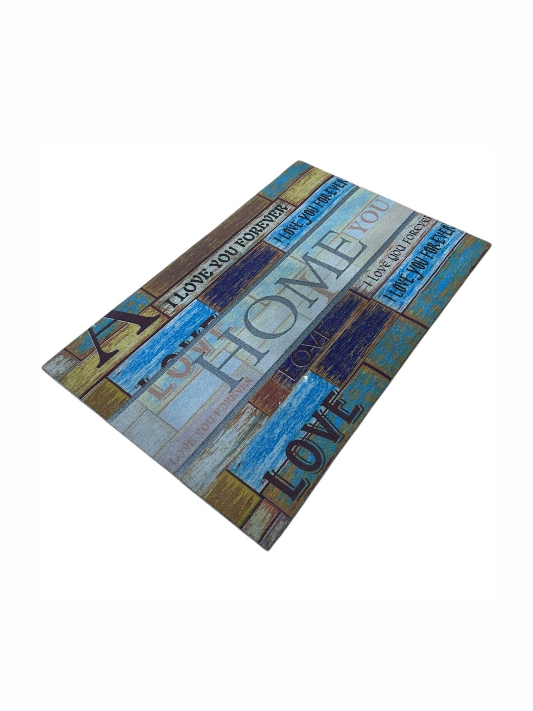 

Gallery99 Blue & Grey Printed Soft Absorbent Doormat