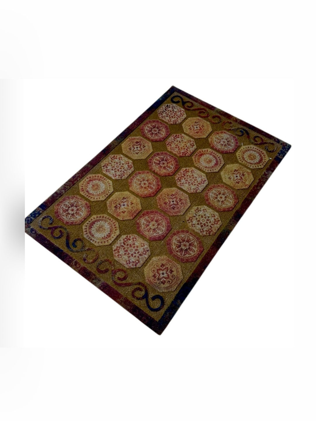 

Gallery99 Beige & Brown Printed Anti Skid Doormat