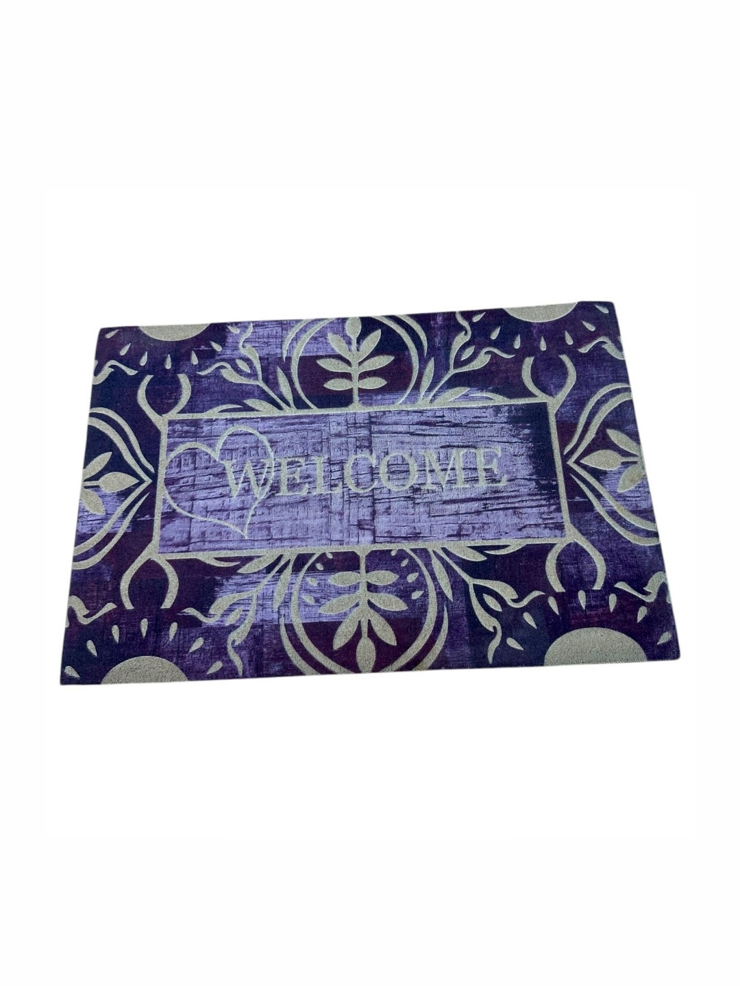 

Gallery99 Purple & Grey Printed Anti Skid Doormat