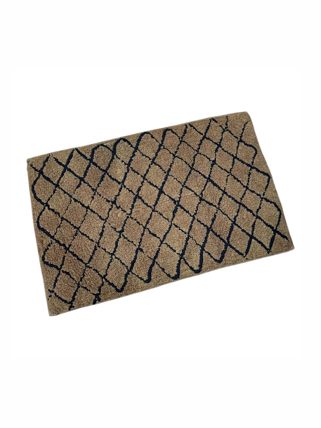 Gallery99 Beige & Black Printed Soft Absorbent Doormats