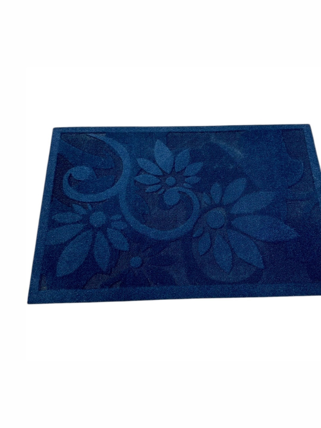 

Gallery99 Blue Textured Soft Absorbent Bath Mat