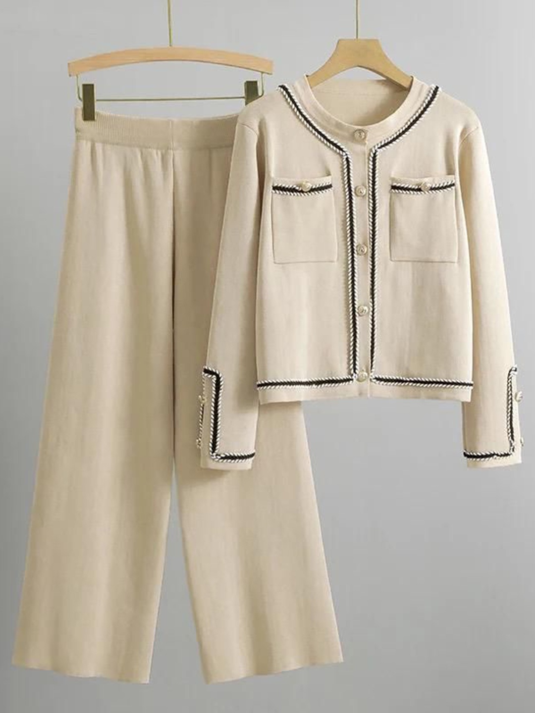 

Alamode By Akanksha Beige Soren Vintage Coord Set